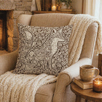 Load image into Gallery viewer, Fox Throw Pillow – Woven Geometric Mandala Boho Woodland