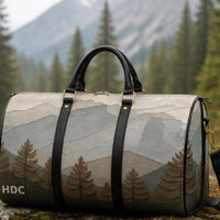 Load image into Gallery viewer, Personalized Duffle Bag – Leather Weekender Crossbody Gym Carryall