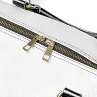 Load image into Gallery viewer, Personalized Duffle Bag – Leather Weekender Crossbody Gym Carryall