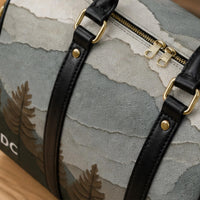 Load image into Gallery viewer, Personalized Duffle Bag – Leather Weekender Crossbody Gym Carryall