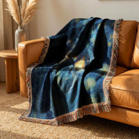 Load image into Gallery viewer, Mythical Beast Throw Blanket – Starry Night Woven Gift for Him
