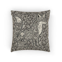 Load image into Gallery viewer, Fox Throw Pillow – Woven Geometric Mandala Boho Woodland