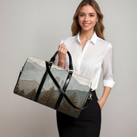 Load image into Gallery viewer, Personalized Duffle Bag – Leather Weekender Crossbody Gym Carryall