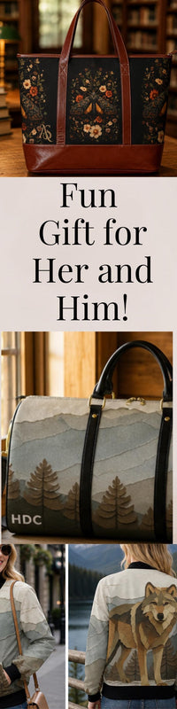 Load image into Gallery viewer, Personalized Shoulder Tote Bag – Water-resistant Vintage Floral Boho Work Bag