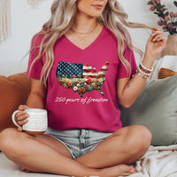 Load image into Gallery viewer, Patriotic V Neck Shirt