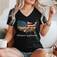 Load image into Gallery viewer, Patriotic V Neck Shirt