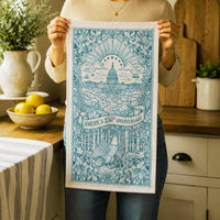 Load image into Gallery viewer, America 250th Anniversary Gift – Patriotic Tea Towel with Capitol Building