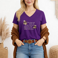 Load image into Gallery viewer, Funny Bee Shirt –  Vneck Tee