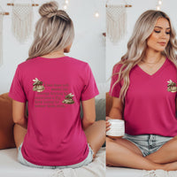 Load image into Gallery viewer, Bee Shirt Women – Vneck Cotton Tee
