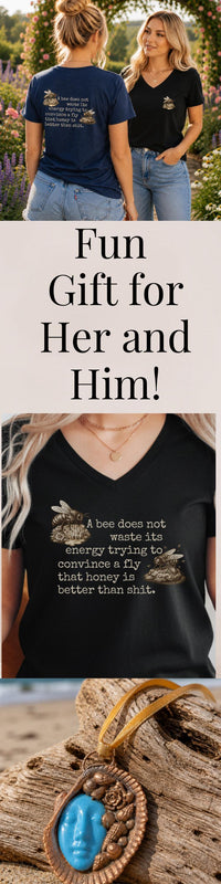 Load image into Gallery viewer, Bee Shirt Women – Vneck Cotton Tee