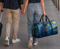 Load image into Gallery viewer, Travel Duffle Bag – Personalized Starry Night Design Weekend Carryon