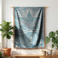Load image into Gallery viewer, America 250th Anniversary Gift – Woven Cotton Capitol Blanket