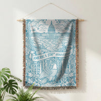 Load image into Gallery viewer, America 250th Anniversary Gift – Woven Cotton Capitol Blanket