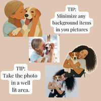 Load image into Gallery viewer, Custom Pet Shirt – Personalized Dog Photo Portrait Memorial Gift