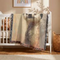 Load image into Gallery viewer, Meerkat Throw Blanket – Woven Cotton Wildlife Tapestry Wall Hanging