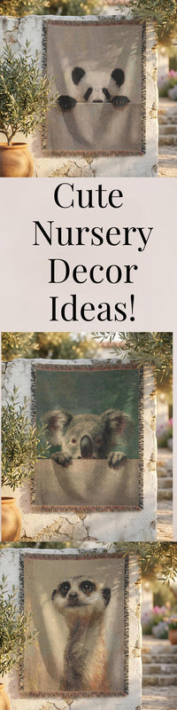 Load image into Gallery viewer, Meerkat Throw Blanket – Woven Cotton Wildlife Tapestry Wall Hanging