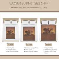 Load image into Gallery viewer, Lion Throw Blanket – Handwoven Cub Design Safari Nursery Wall Hanging