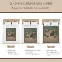Load image into Gallery viewer, Koala Baby Blanket – Handwoven Cotton Animal Theme Nursery Gift