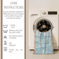 Load image into Gallery viewer, America 250th Anniversary Gift – Woven Cotton Capitol Blanket