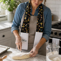 Load image into Gallery viewer, Personalized Kitchen Towel – Custom Embroidered Hanging Boa Gift