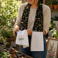 Load image into Gallery viewer, Personalized Kitchen Towel – Custom Embroidered Hanging Boa Gift