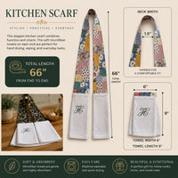 Load image into Gallery viewer, Personalized Kitchen Towel – Custom Embroidered Hanging Boa Gift