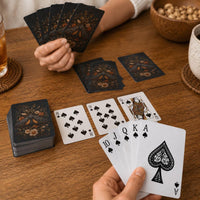 Load image into Gallery viewer, Moth Botanical Playing Cards Vintage Nature Design Custom Personalized Monogram Deck Victorian Style Ornate Illustration Premium Quality Construction Perfect Gift For Game Enthusiasts Poker Night Collectible Standard Size Bicycle Quality