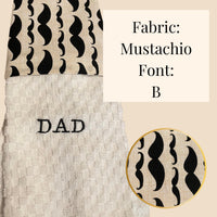 Load image into Gallery viewer, Custom Embroidered Kitchen Towel Personalized Name Monogram Design Hanging Boa Accessory White Waffle Weave Hand Towel Set Decorative Floral Fabric Connection Housewarming Gift Bridal Shower Present Hostess Appreciation Gift Functional