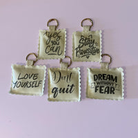 Load image into Gallery viewer, Motivational Bag Charm – Handmade Inspirational Keychain