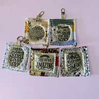 Load image into Gallery viewer, Motivational Bag Charm – Handmade Inspirational Keychain